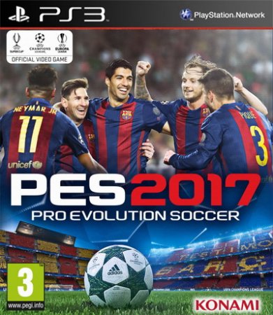 Pro Evolution Soccer 2017 (2016) [PS3] [EUR] [Ru/Multi]